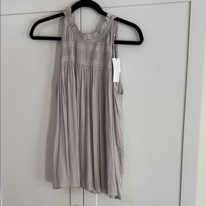 Current Air Light Gray Sleeveless Blouse